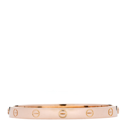 Cartier 18K Pink Gold LOVE Bracelet 17 1 of 9