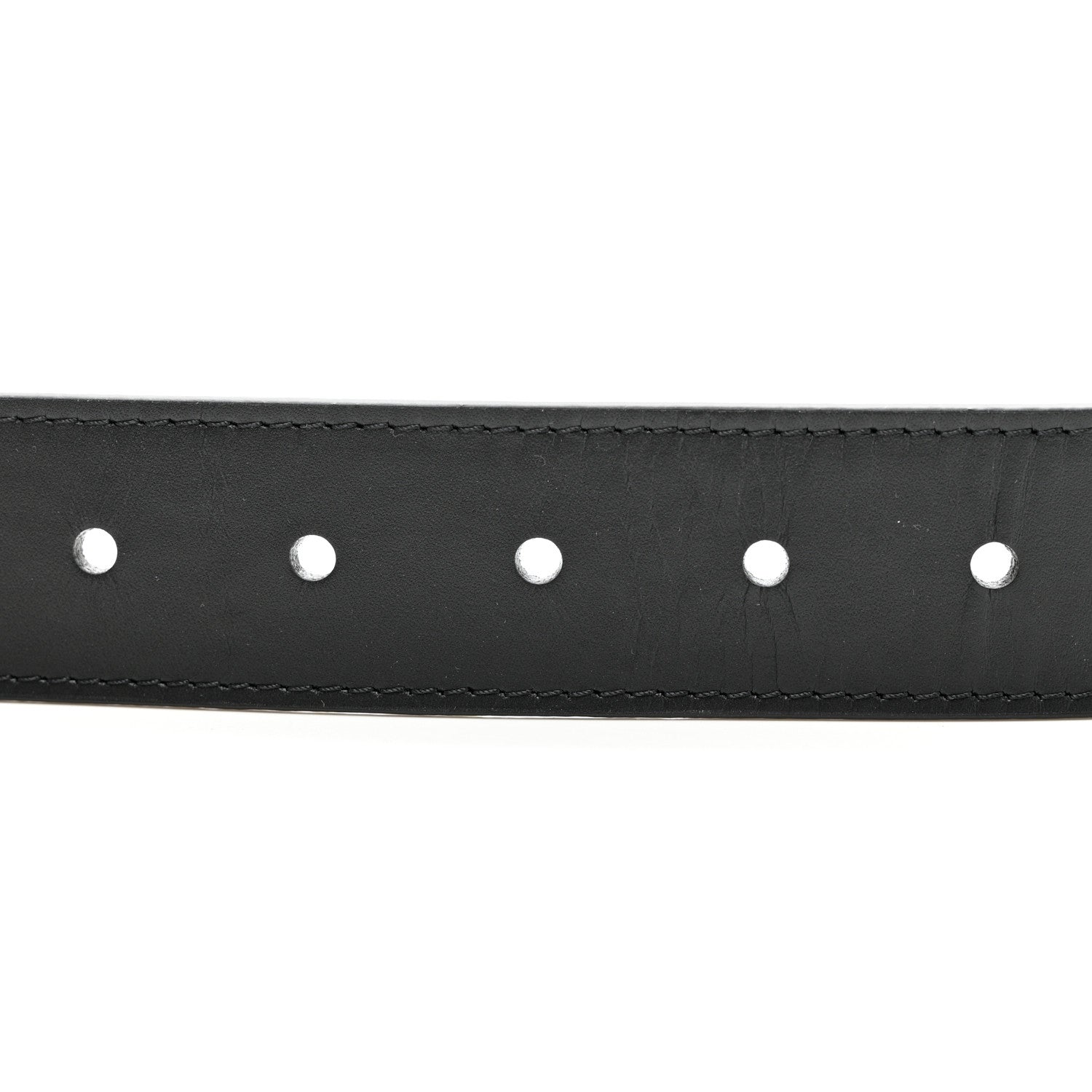 Louis Vuitton Calfskin 35mm Pont Neuf Belt 85 34 Black 6 of 6