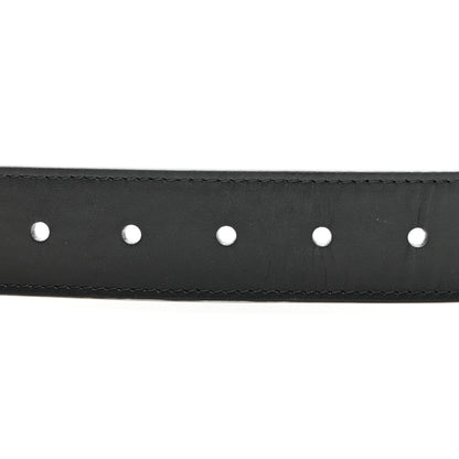 Louis Vuitton Calfskin 35mm Pont Neuf Belt 85 34 Black 6 of 6