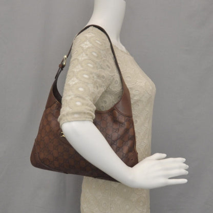 Gucci Guccissima Punch Hobo Brown 2 of 9