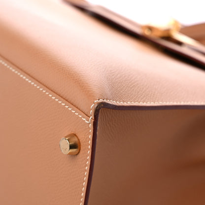 Hermes Courchevel Kelly Sellier 35 Naturelle 8 of 12