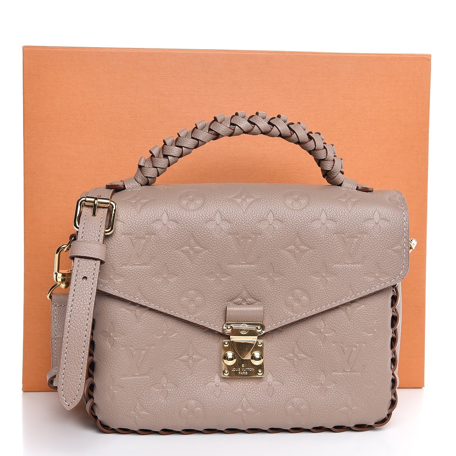 Louis Vuitton Empreinte Braided Pochette Metis Vison 8 of 10