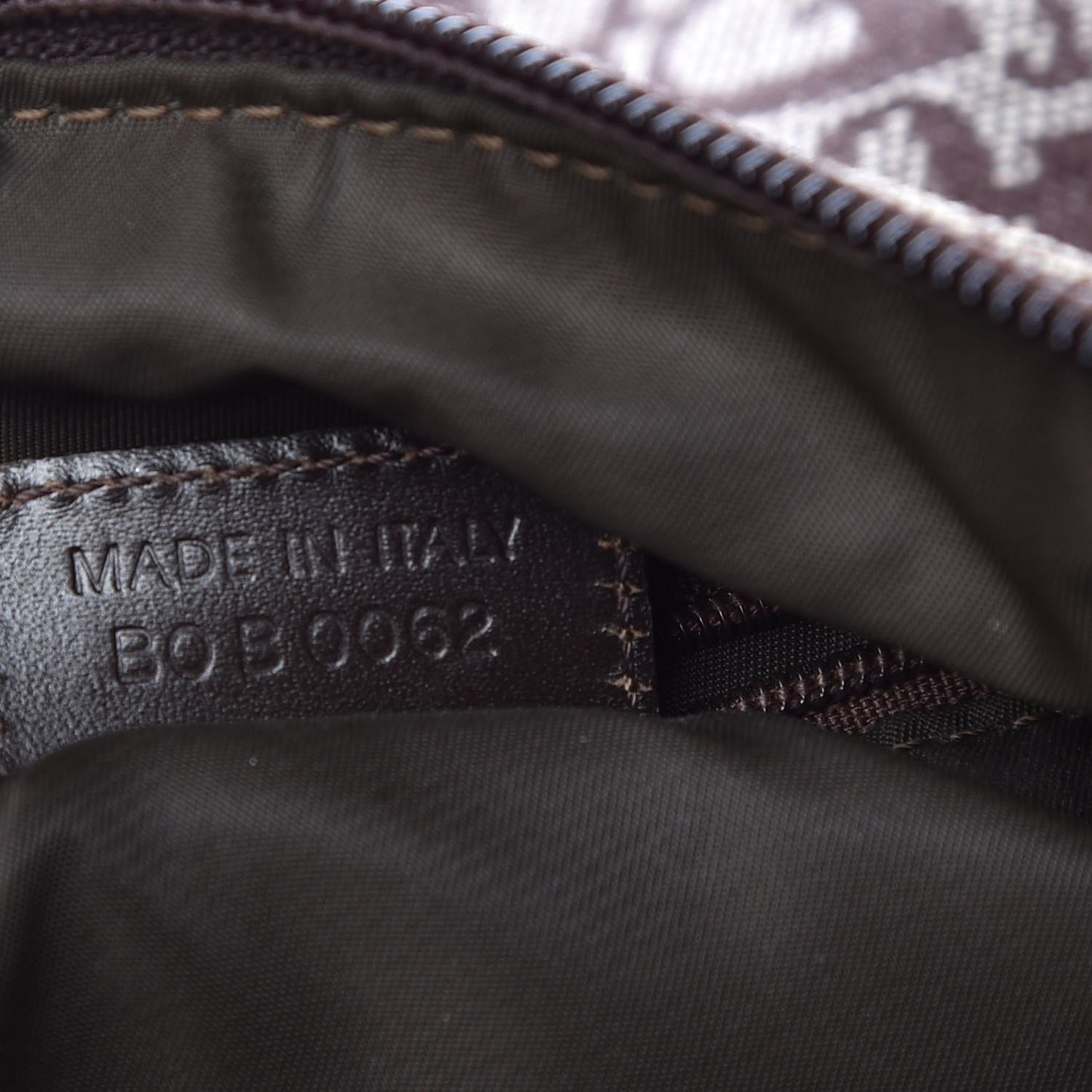 Monogram Messenger Brown