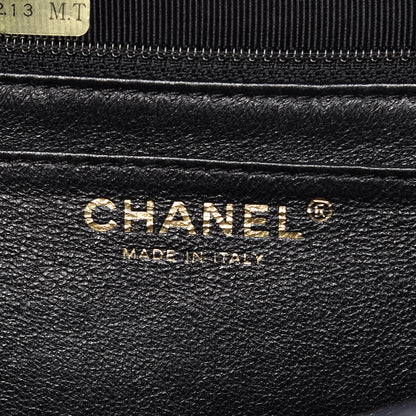 Chanel Caviar Quilted Jumbo Kelly Flap Black 6 of 9