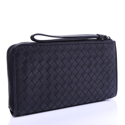 Bottega Veneta Nappa Intrecciato Zip Around Wallet Black 3 of 6