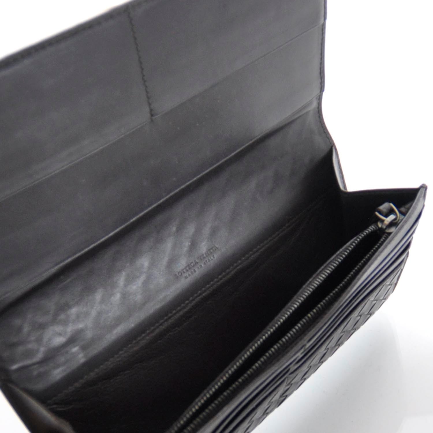 Bottega Veneta Nappa Intrecciato Wallet Ebano 3 of 5