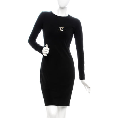 Chanel Baguette Crystal Dubai CC Brooch Gold 2 of 5