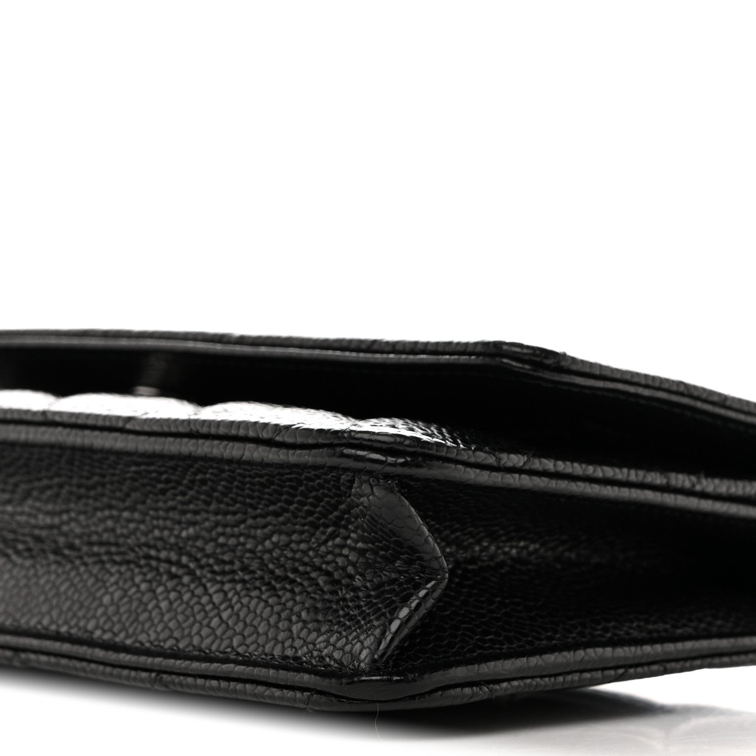 Chanel Caviar Quilted Wallet on Chain WOC Black 11 of 12