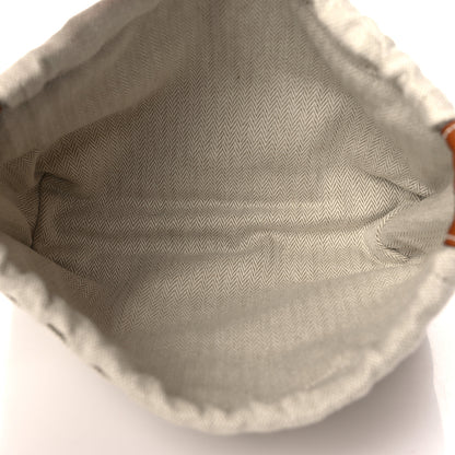 Hermes Canvas Barenia Fourbi 20 PM Pouch Naturel Fauve 5 of 10