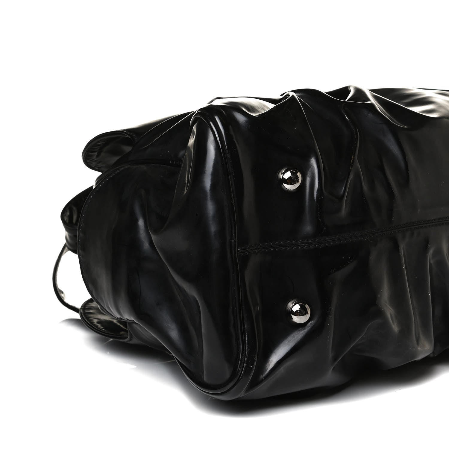 Valentino Garavani Patent Bow Hobo Black 8 of 18