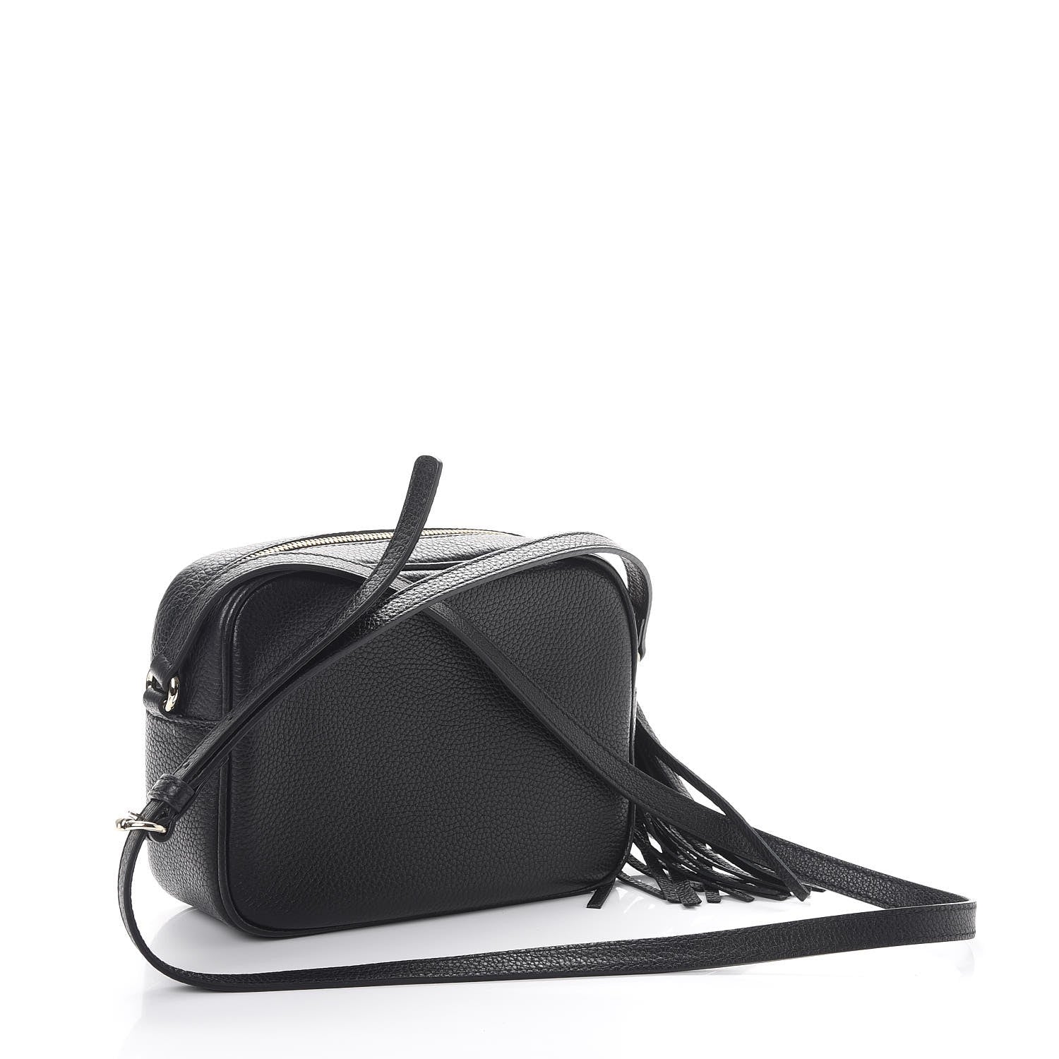 Gucci Pebbled Calfskin Small Soho Disco Bag Black 3 of 7