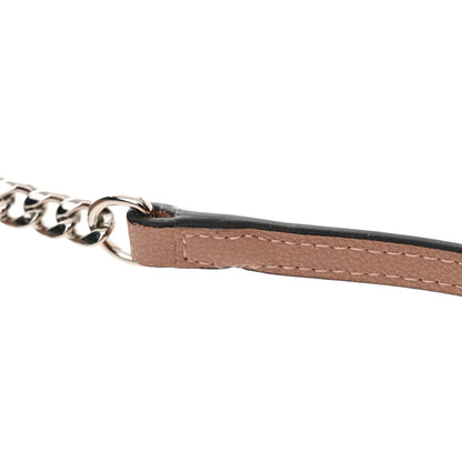 Jimmy Choo Grainy Calfskin Crystal Cheri Wallet On Chain Bag Powder Pink 12 of 13