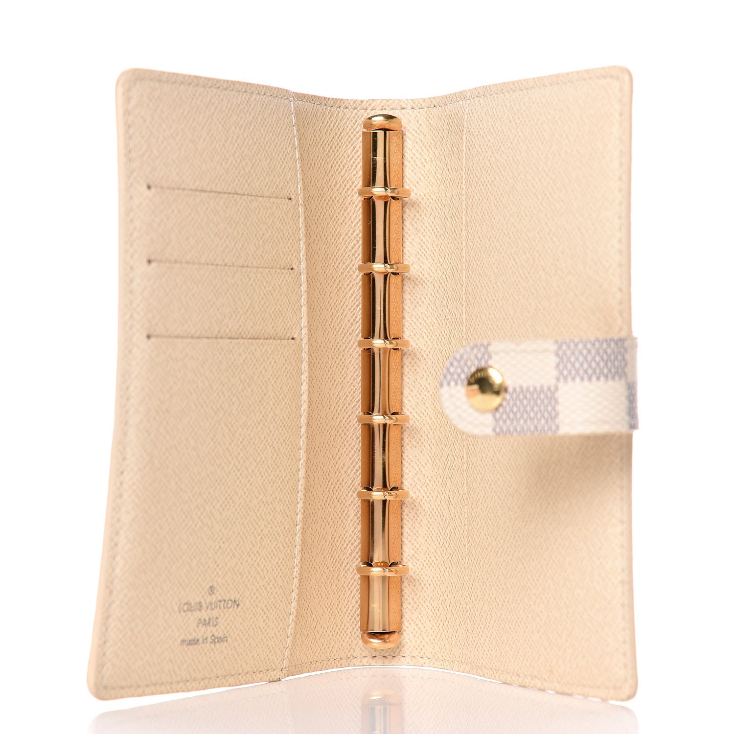 Louis Vuitton Damier Azur Small Ring Agenda Cover 5 of 8