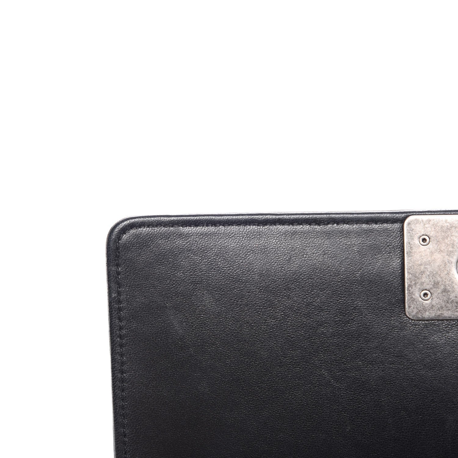 Chanel Lambskin Quilted Medium Boy Flap Black 11 of 13