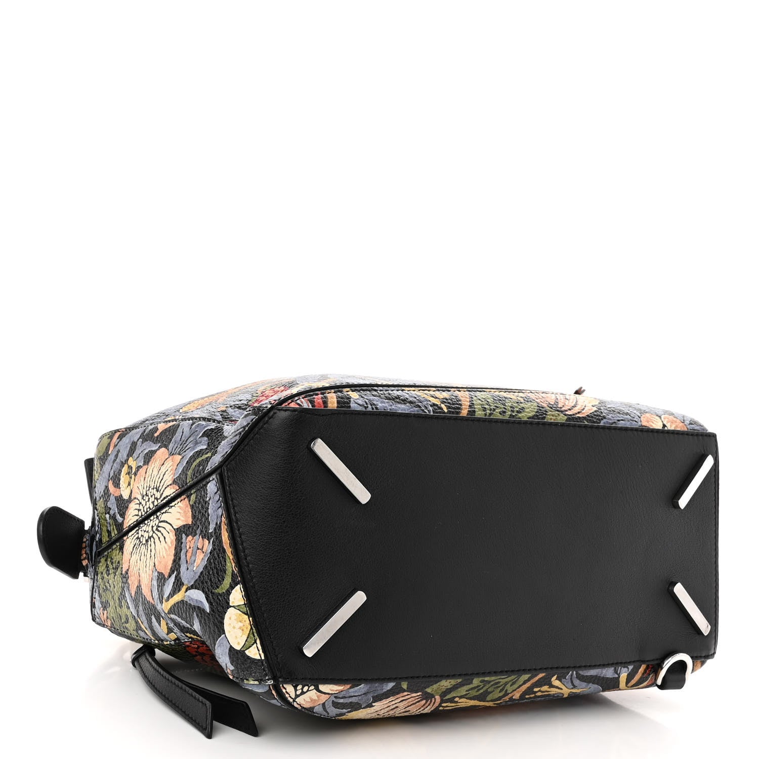 Loewe X WILLIAM MORRIS Calfskin Puzzle Bag Black Multicolor 4 of 9