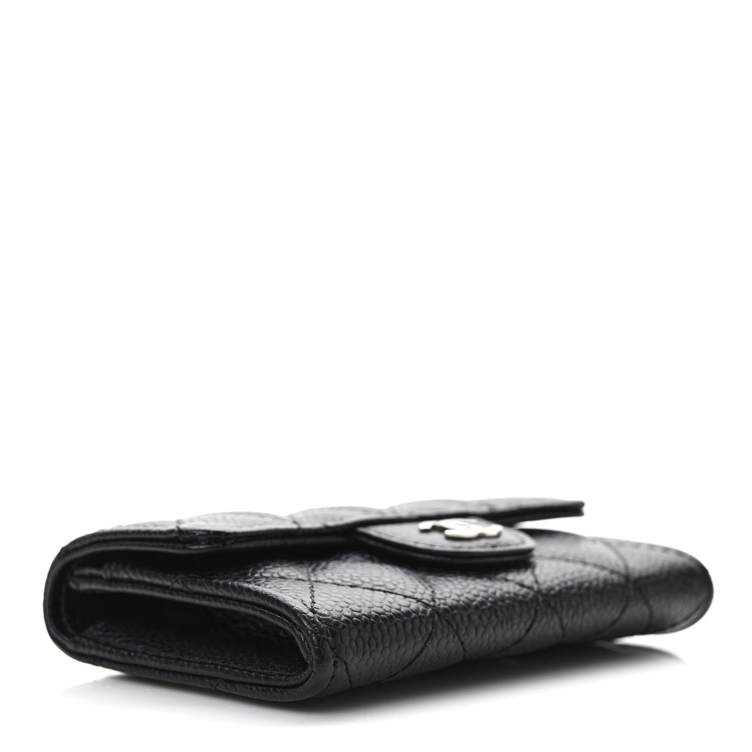 Chanel Caviar Quilted Flap Card Holder Black 4 of 7