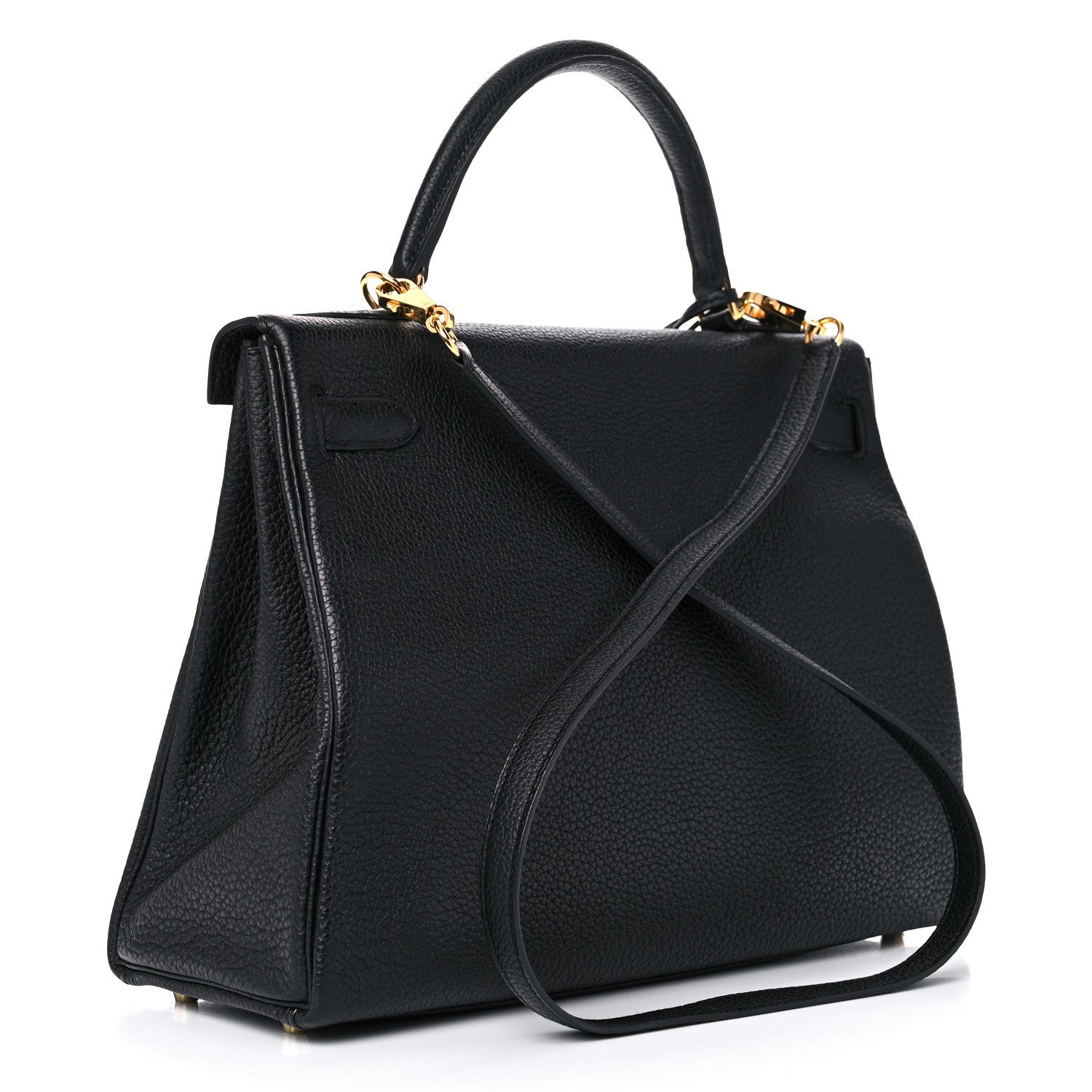 Hermes Togo Kelly Retourne 32 Black 3 of 35