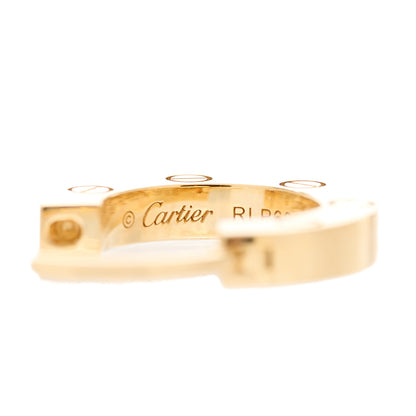 Cartier 18K Yellow Gold Single LOVE Hoop Earring 4 of 7