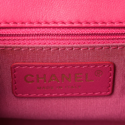 Chanel Lambskin Quilted Medium Mademoiselle Chic Flap Pink 6 of 12