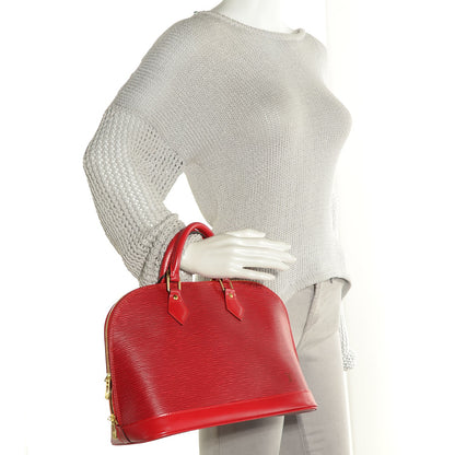 Louis Vuitton Epi Alma PM Red 2 of 7
