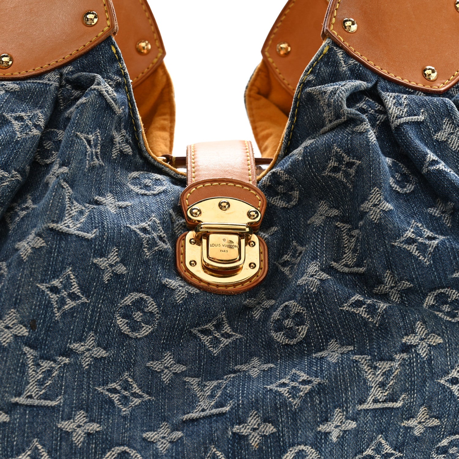 Louis Vuitton Denim Mahina XL Blue 7 of 9