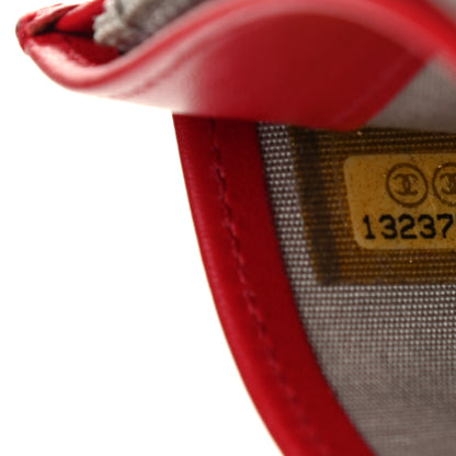 Chanel Caviar Sevruga Yen Wallet Red 6 of 6