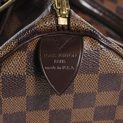 Louis Vuitton Damier Ebene Speedy 30 7 of 8