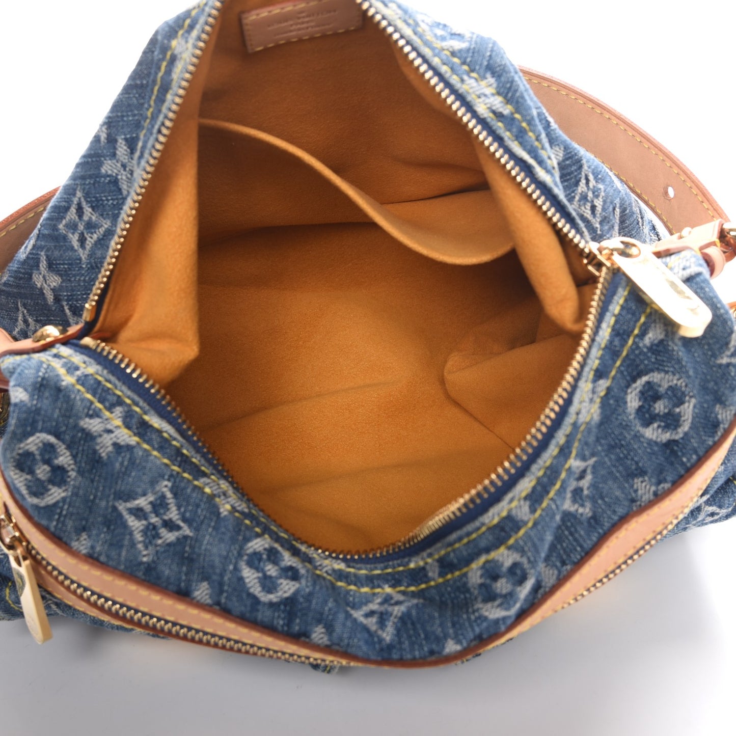 Monogram Denim Baggy PM Blue