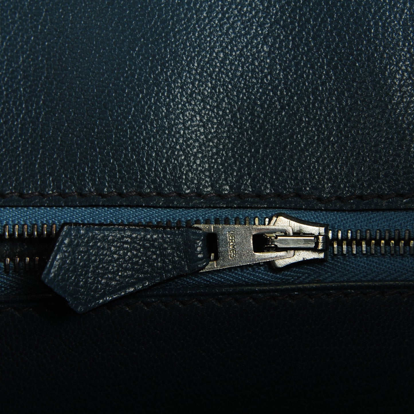 Shiny Porosus Crocodile Birkin 30 Blue Jean