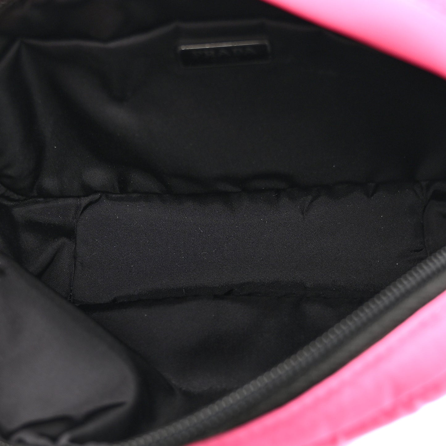 Tessuto Nylon Soft Padded Belt Bag Fuxia