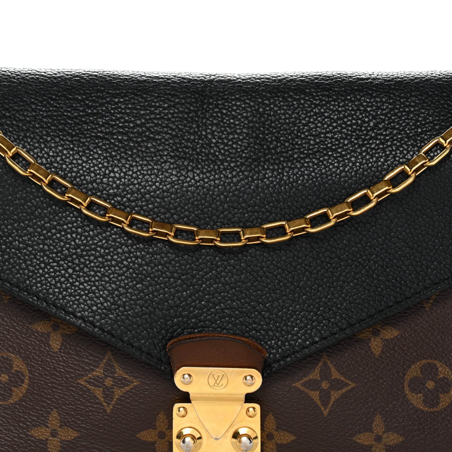 Louis Vuitton Monogram Pallas Chain Black 7 of 10