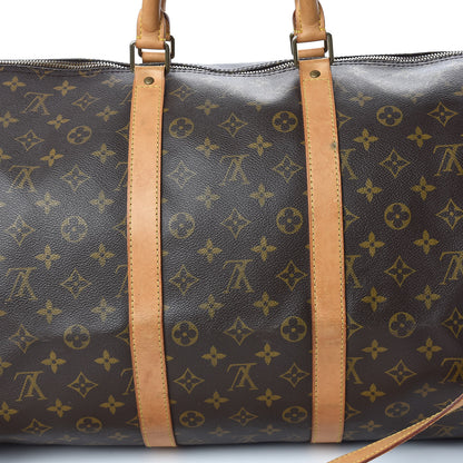 Louis Vuitton Monogram Keepall Bandouliere 55 17 of 20