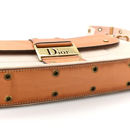 Christian Dior Canvas Calfskin Street Chic Shoulder Bag Pink 19 of 19