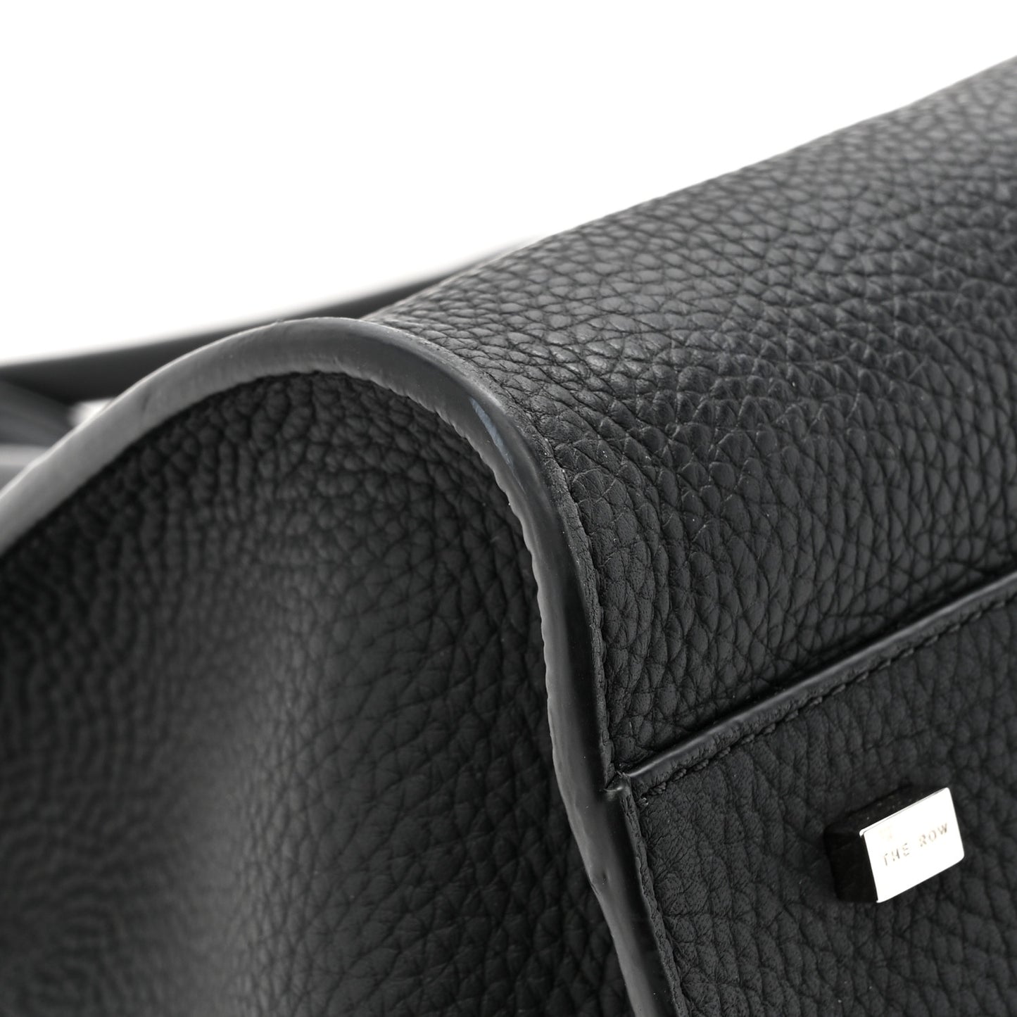 Matte Grained Calfskin Soft Margaux 15 Black