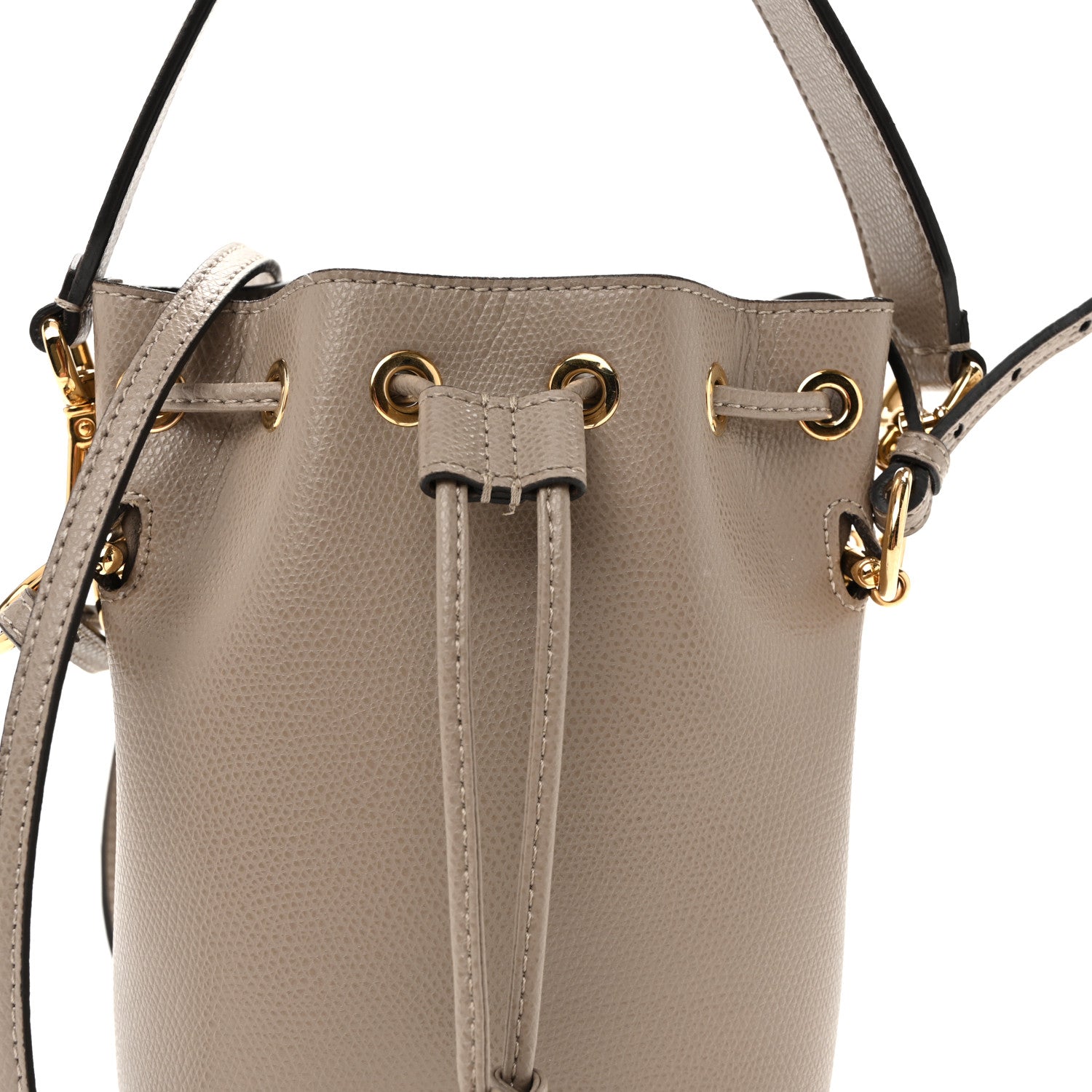 Fendi Vitello Cruise F is Fendi Mini Mon Tresor Bucket Bag Tortora 8 of 11