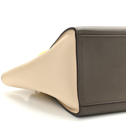 Celine Elephant Calfskin Small Tri-Color Trapeze Yellow 8 of 9