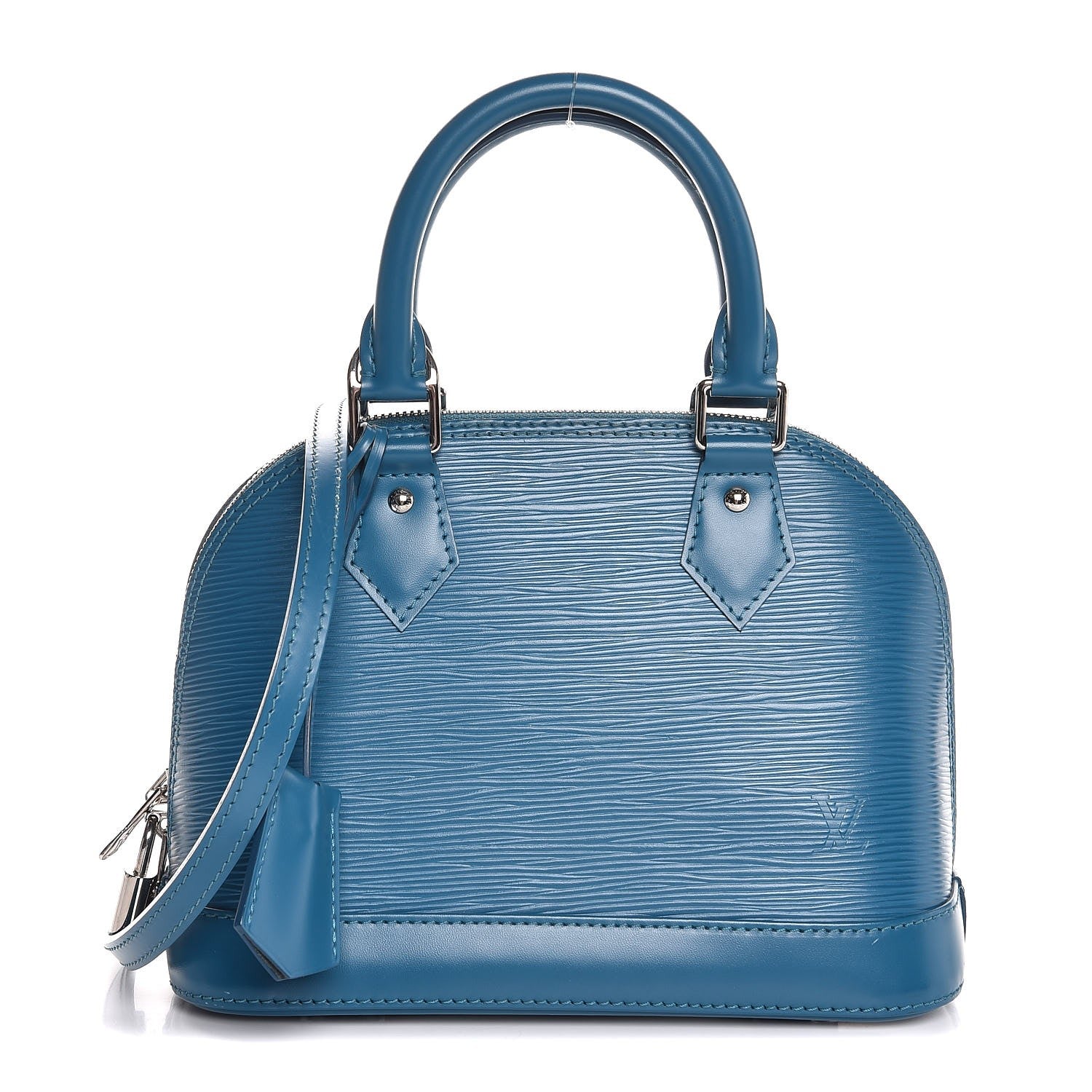 Louis Vuitton Epi Alma BB Cyan 1 of 7