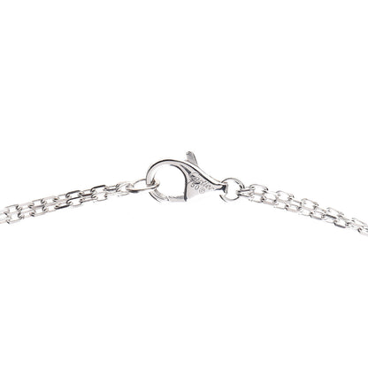 Cartier 18K White Gold 2 Diamond LOVE Necklace 4 of 6