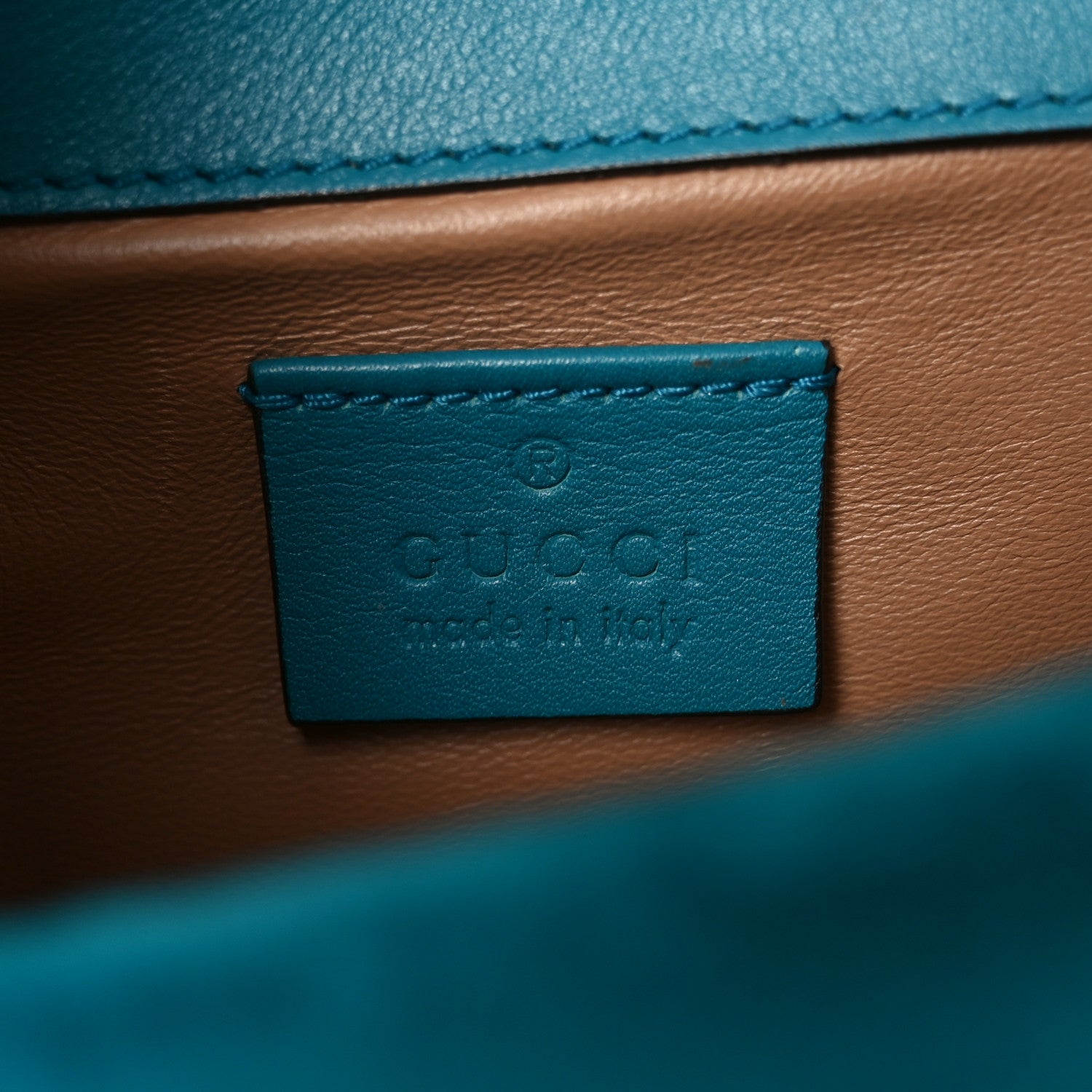 Gucci Velvet Crystal Mini Bee Broadway Shoulder Bag Pavone Cyan 6 of 10