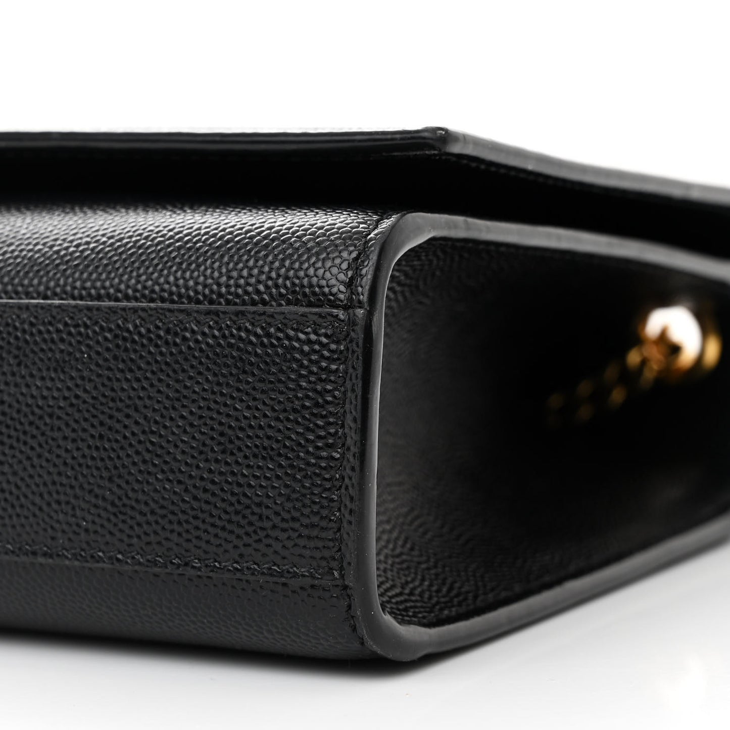 Grain De Poudre Medium Classic Monogram Kate Satchel Black