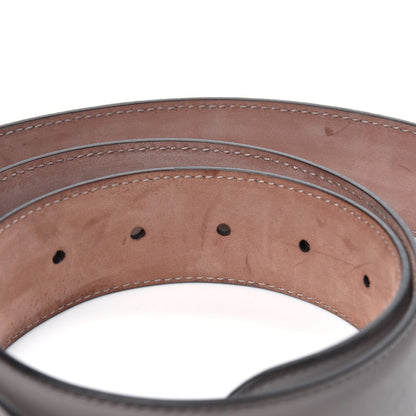 Gucci Moon Calfskin Interlocking G 37mm Belt 115 46 Storm Grey 7 of 10