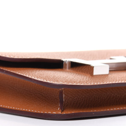 Hermes Epsom Constance Slim Wallet Gold 9 of 12