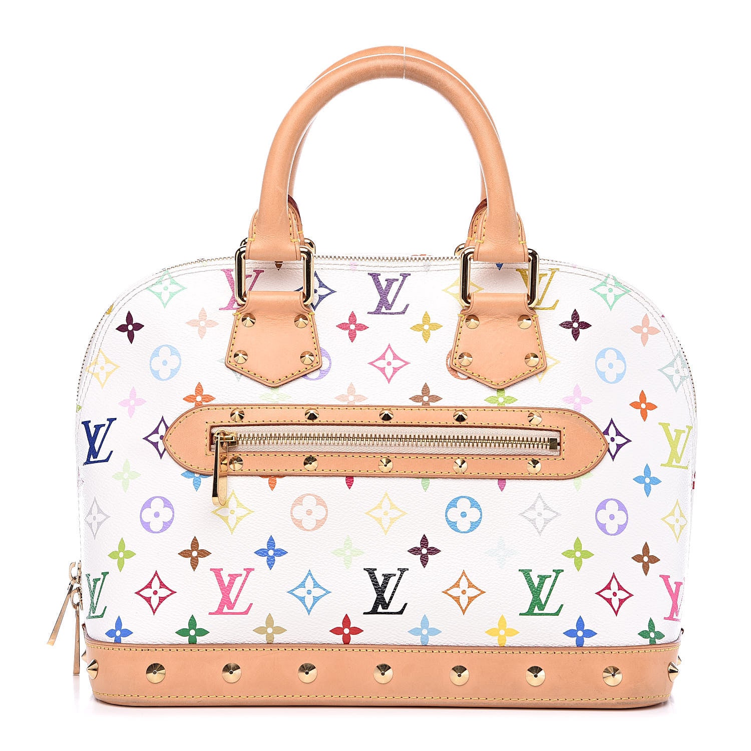Louis Vuitton Monogram Multicolor Alma White 1 of 15