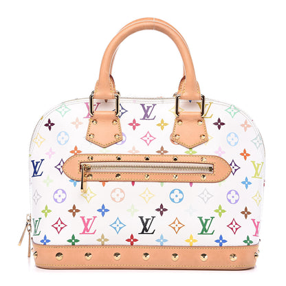 Louis Vuitton Monogram Multicolor Alma White 1 of 15