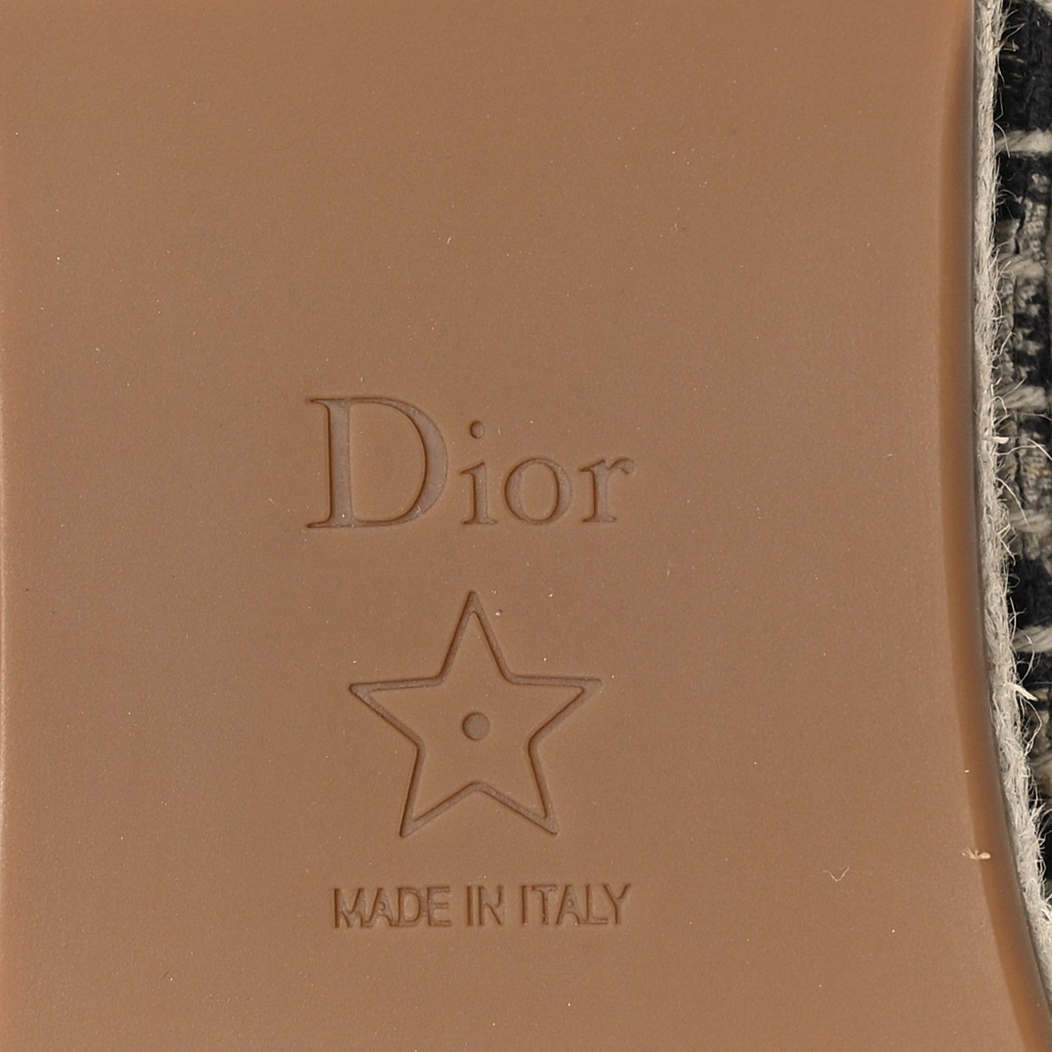 Christian Dior Cotton Embroidered Leopard Print Granville Espadrille 36.5 Natural 8 of 11