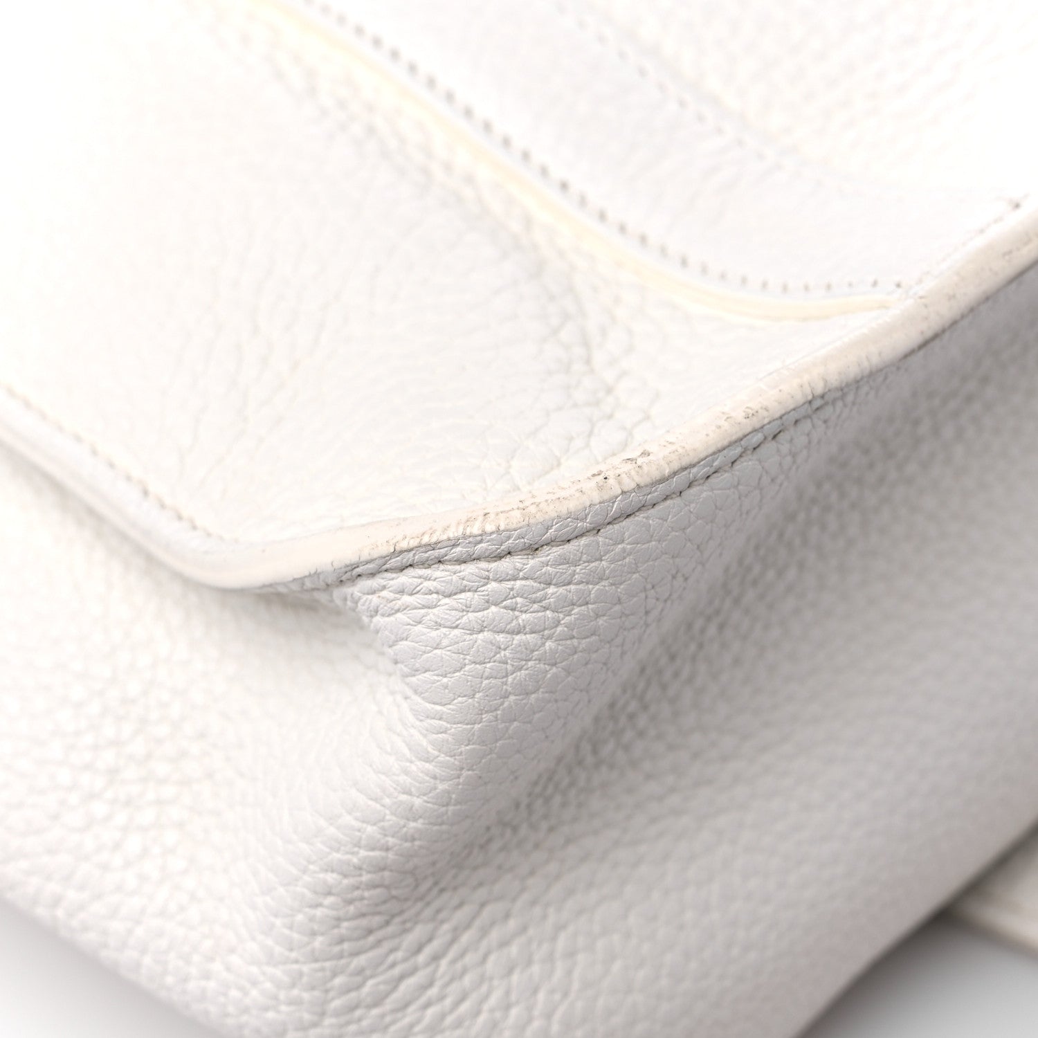 Hermes Taurillon Clemence Steve 35 White 9 of 15