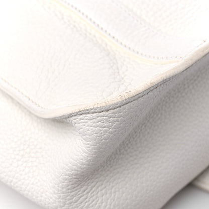 Hermes Taurillon Clemence Steve 35 White 9 of 15