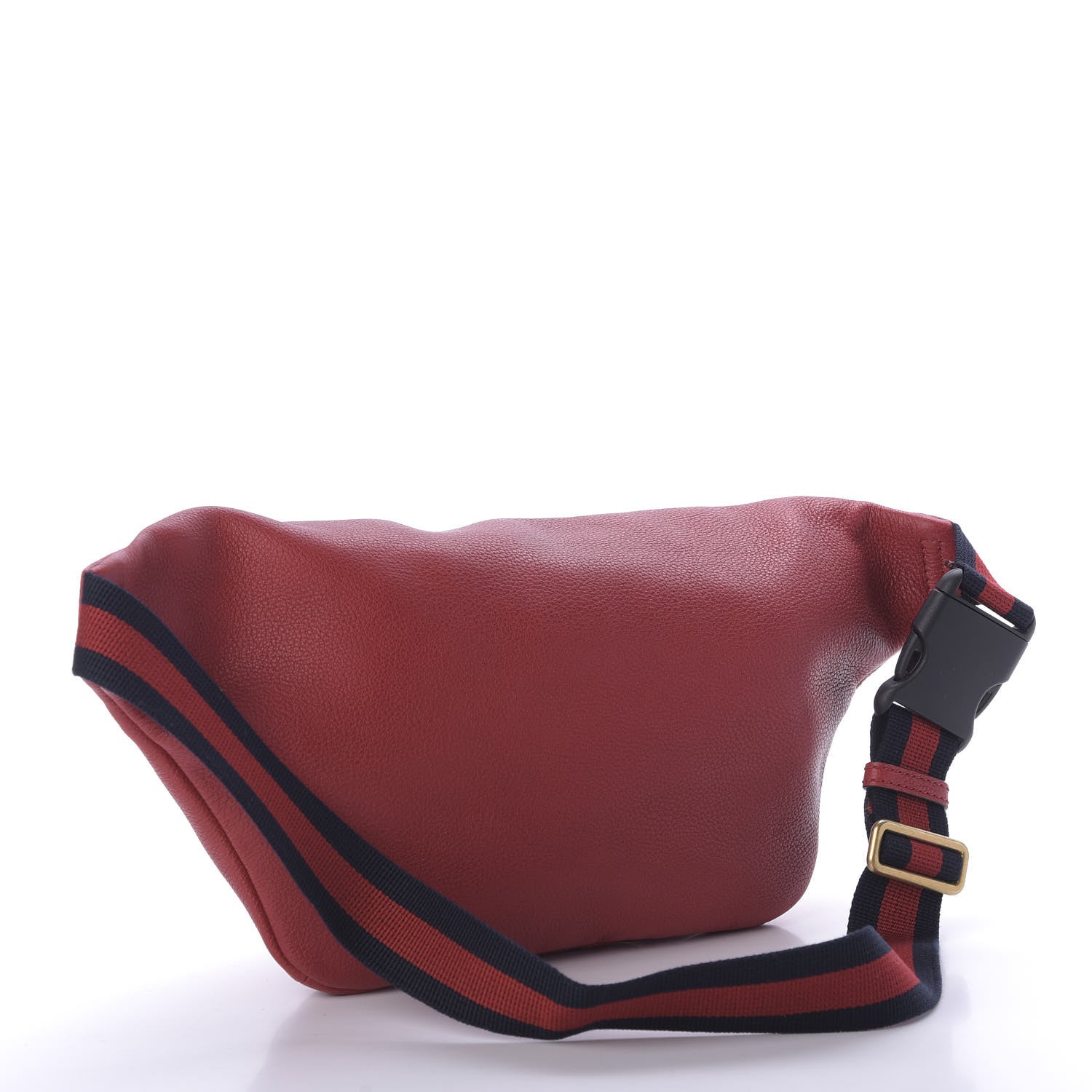 Gucci Grained Calfskin Logo Belt Bag Hibiscus Red 3 of 9