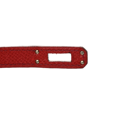 Hermes Epsom Birkin 25 Rouge Garance 6 of 17