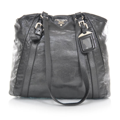 Prada Leather Large New Look Tote Black 1 of 10